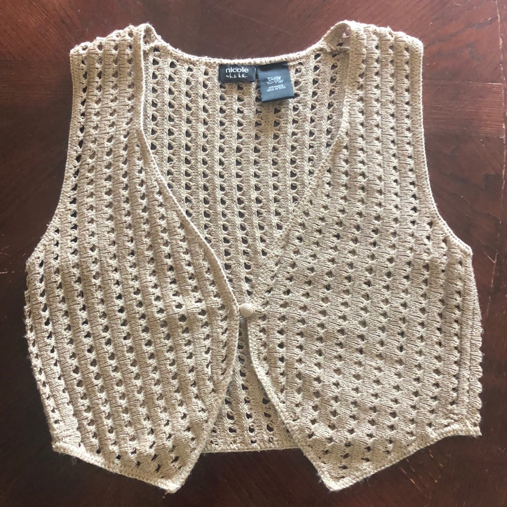 Knit cardigan/vest